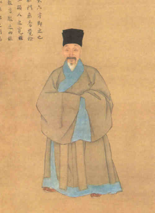 名人赵士锷画像