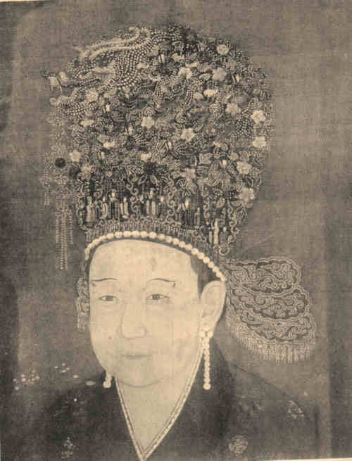 名人赵扩杨皇后画像