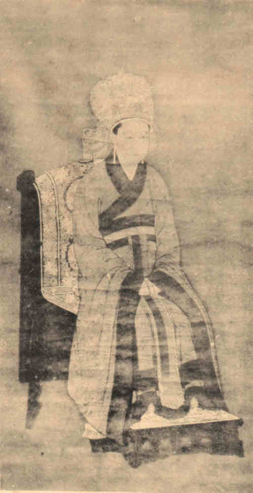 名人赵惇李皇后画像