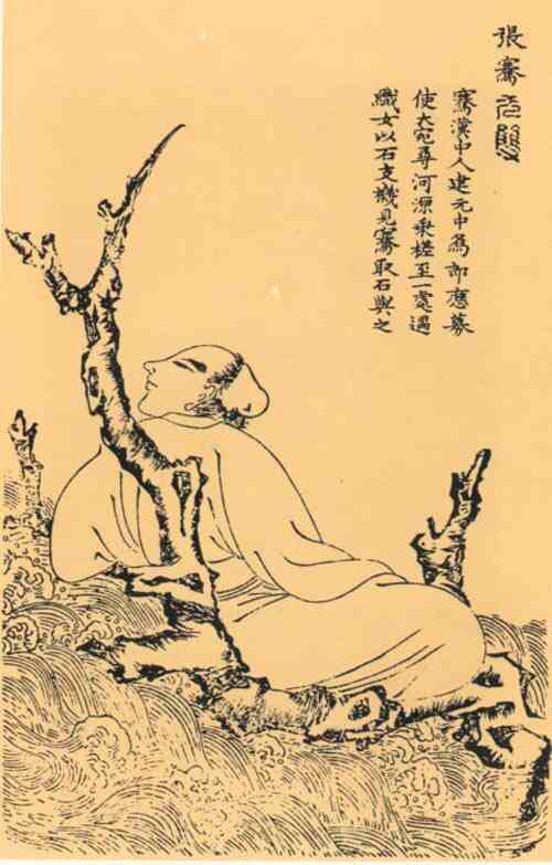 名人张骞的画像