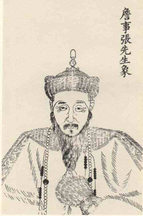 名人张鹏翀画像