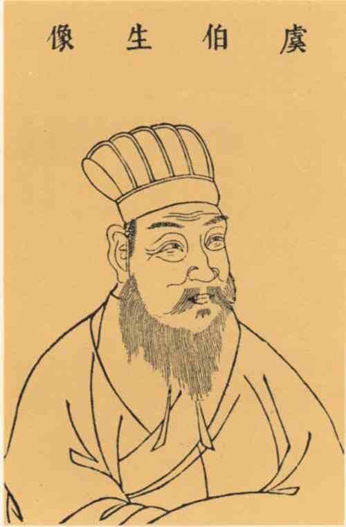 名人虞集的画像