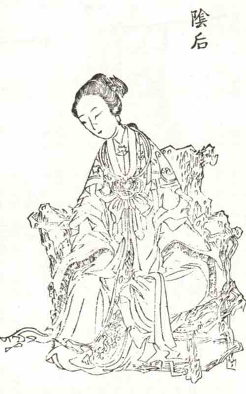 名人阴丽华的画像