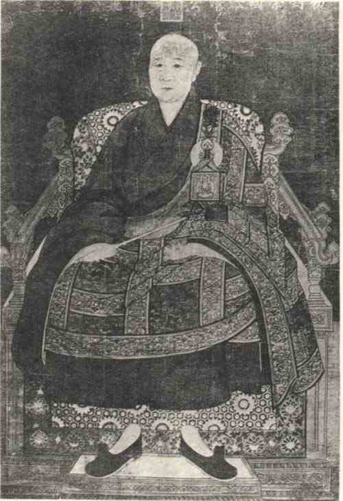 名人姚广孝的画像