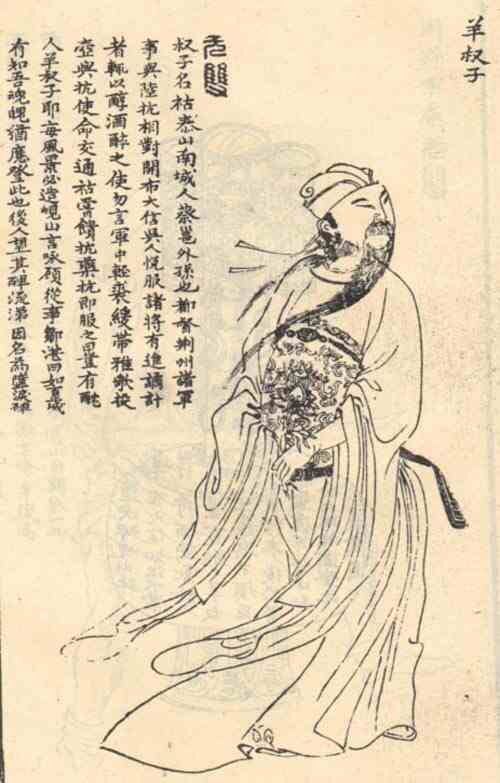 名人羊祜的画像