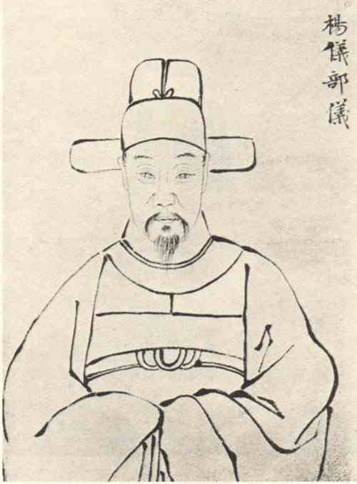 名人杨仪画像