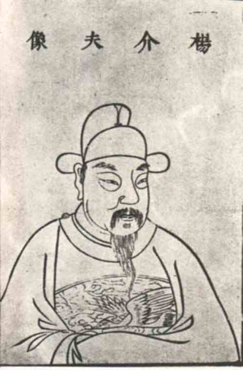 名人杨廷和画像
