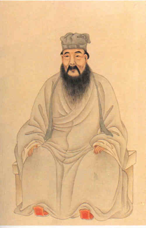 名人颜元画像