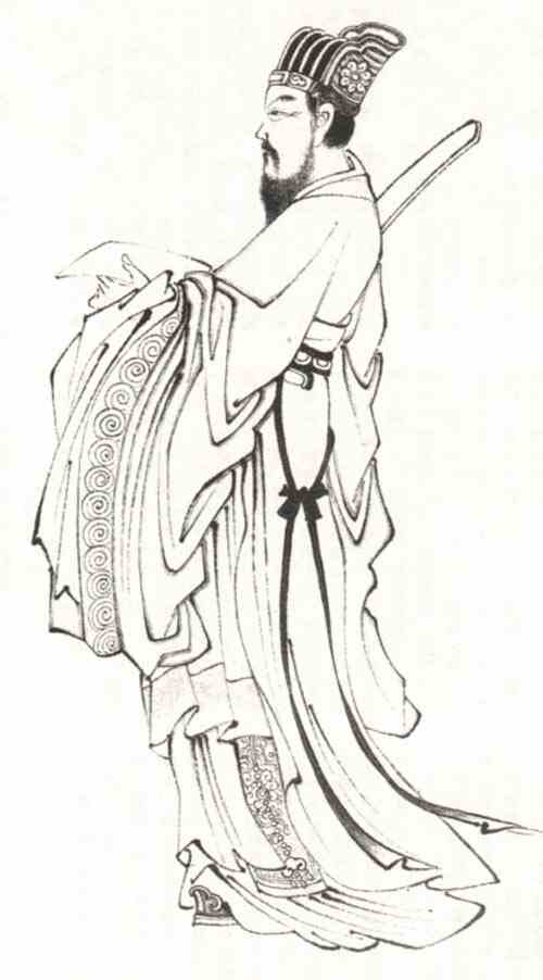 名人颜杲卿的画像