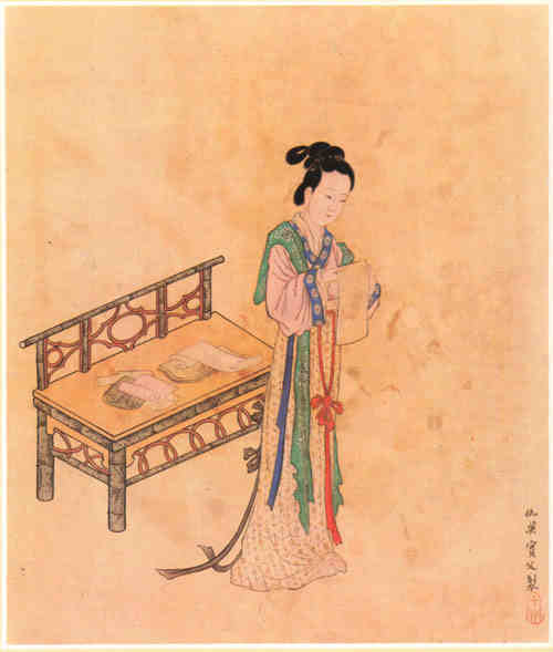 名人薛涛的画像