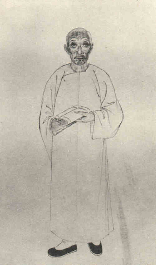 名人许梿画像