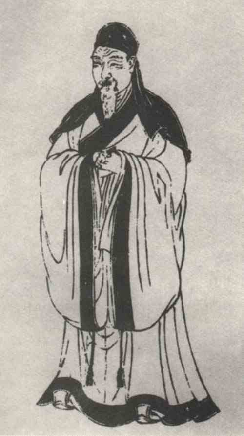 名人许浑的画像