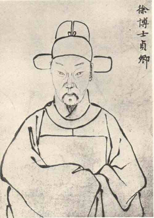 名人徐祯卿画像