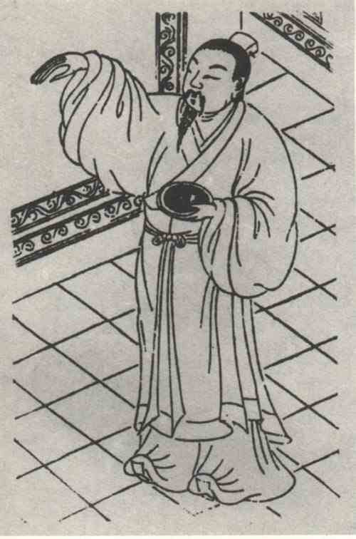 名人吴道子画像