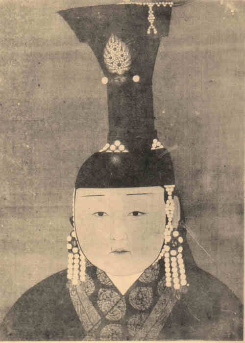 名人孛儿只斤·海山宣慈皇后的画像