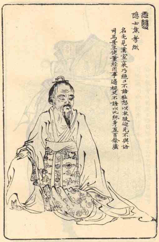 名人焦先画像