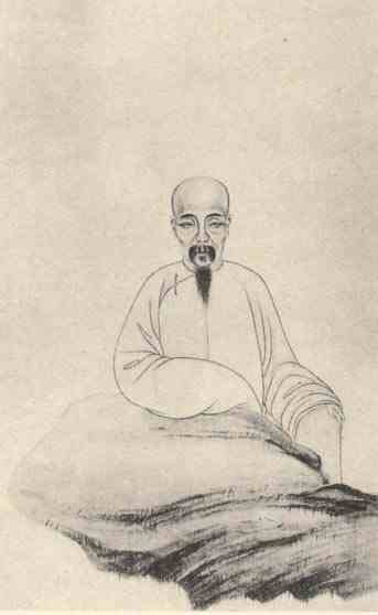 名人江声画像
