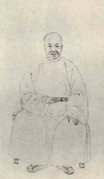 名人黄彭年画像