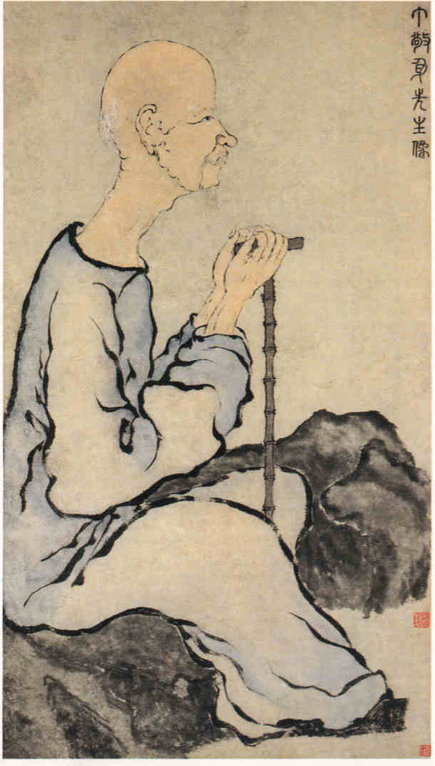 名人丁敬画像