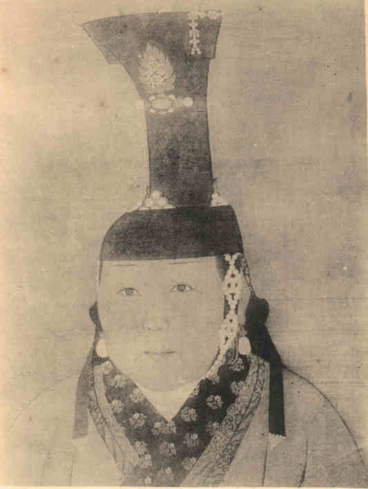 名人孛儿只斤·妥懽贴睦尔皇后的画像