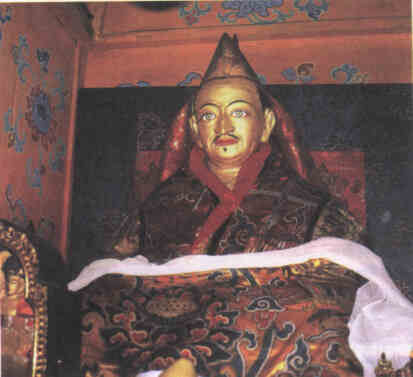 名人达赖五世的画像
