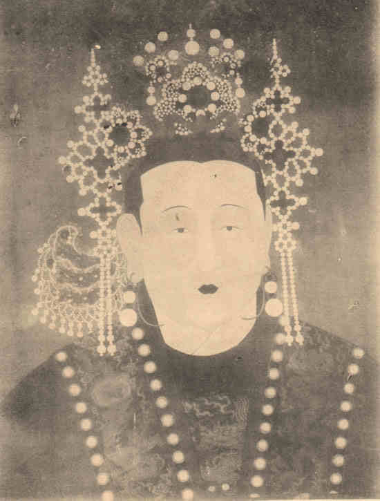 名人朱高炽张皇后画像