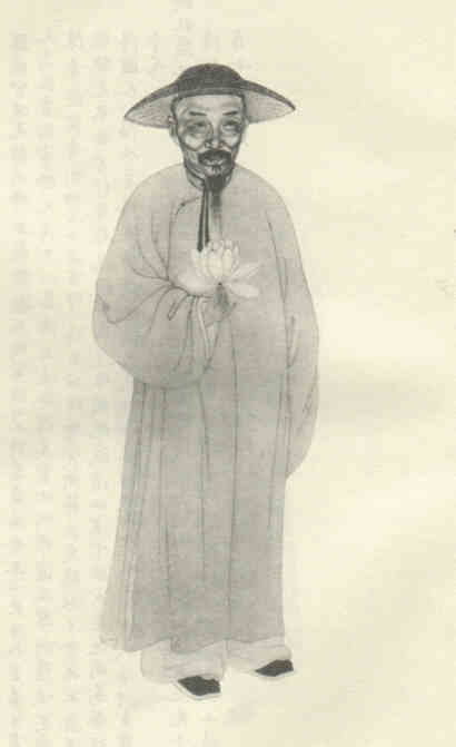 名人罗聘画像