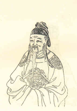名人朱邑的画像