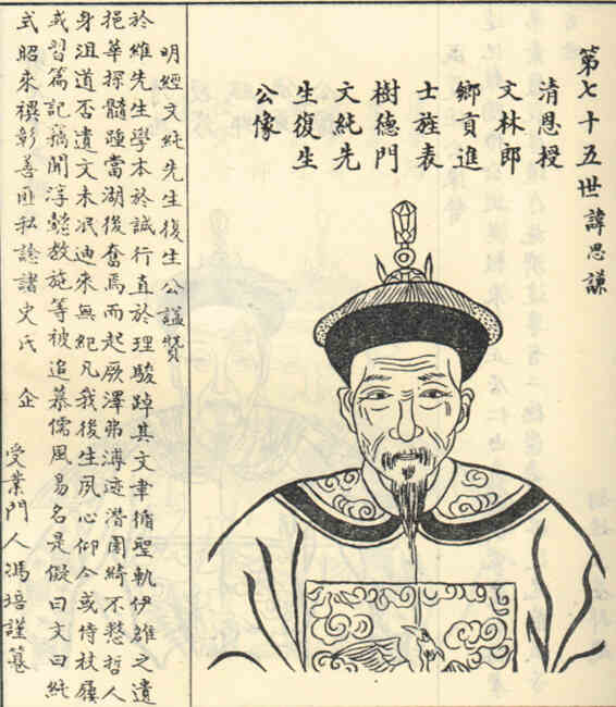 名人任思谦画像