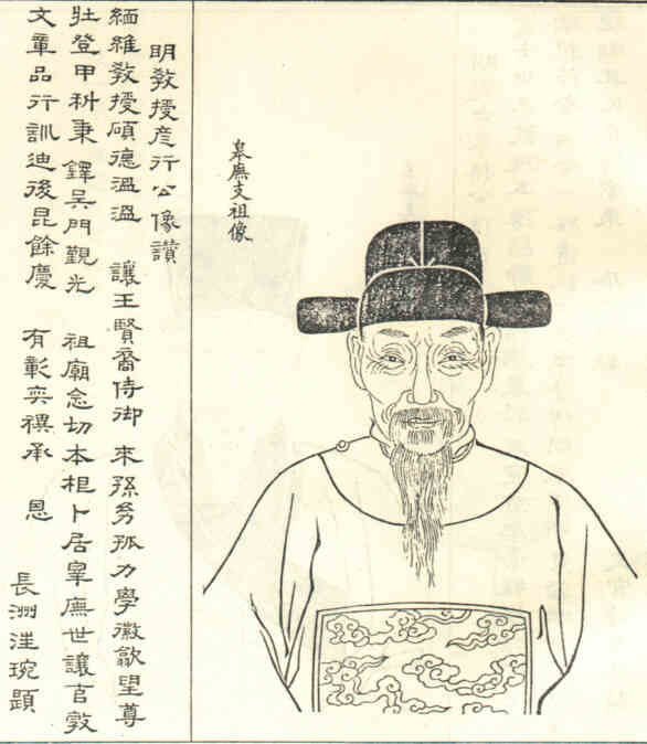 名人吴敏学画像