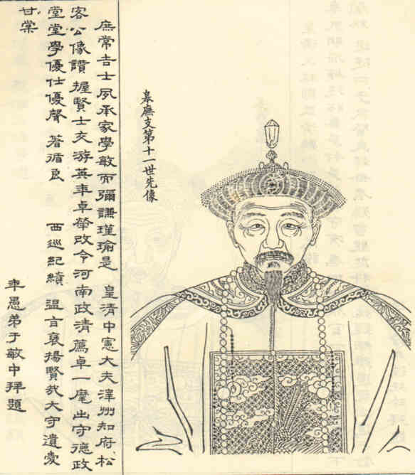 名人吴乔龄画像