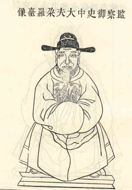 名人朵罗台画像