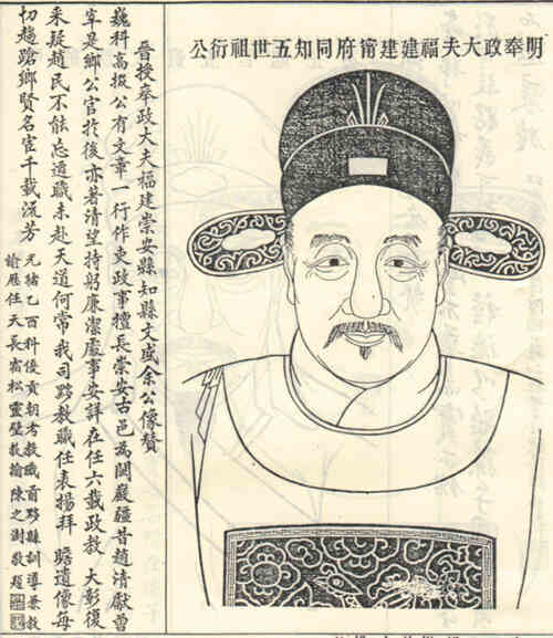 名人余衍画像
