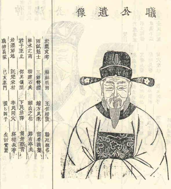 名人汪重士画像