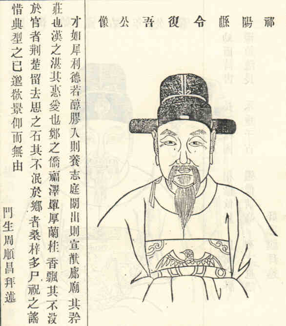 名人沈学画像
