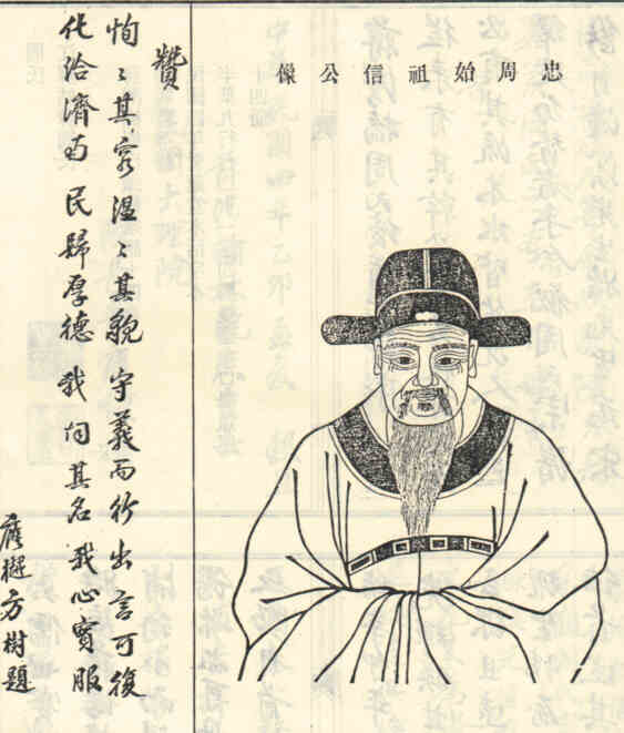 名人周信画像