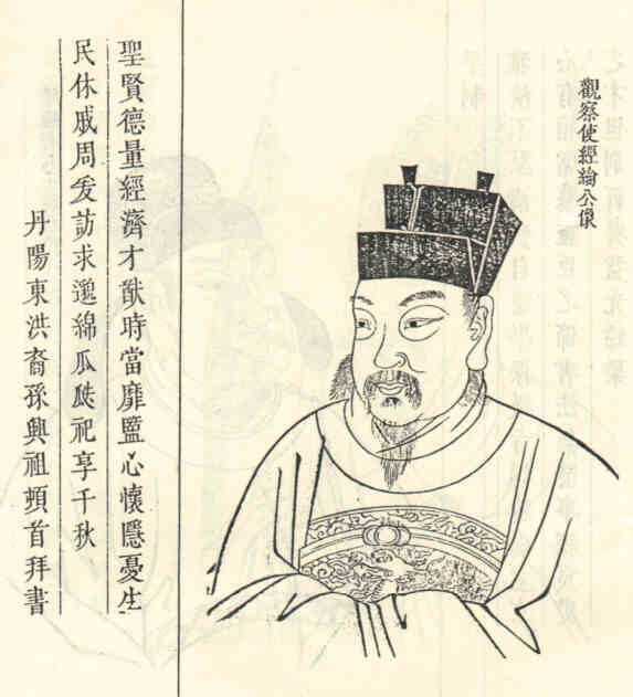 名人洪经纶的画像