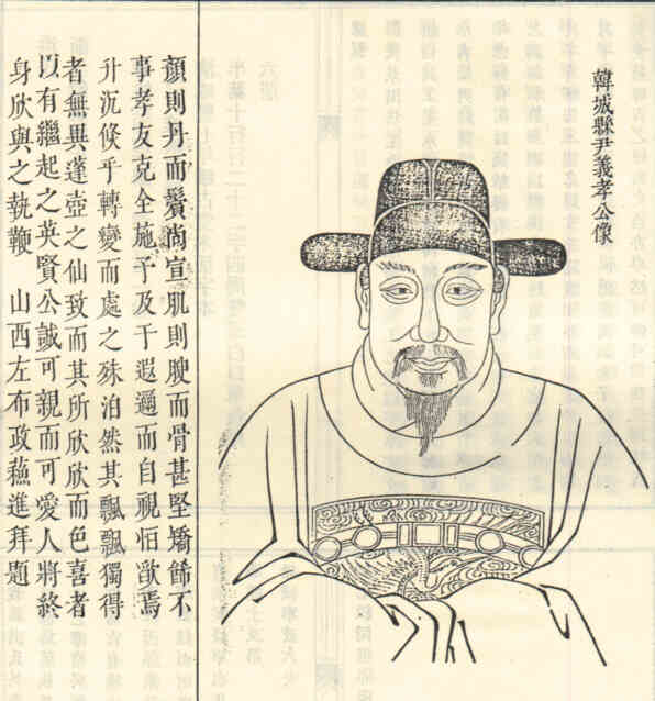 名人洪义孝的画像