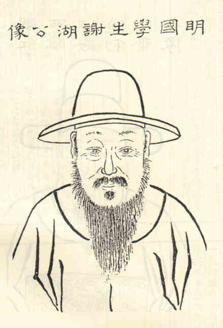 名人袁褧画像