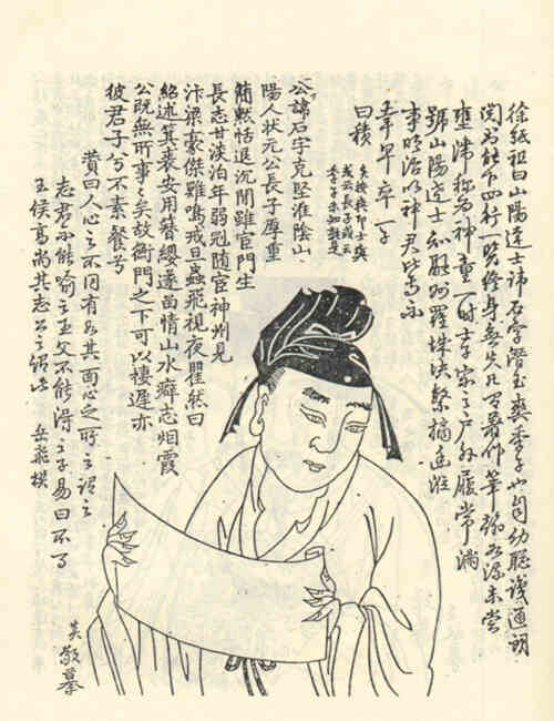 名人徐石画像