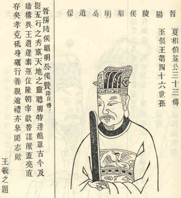 名人徐自得画像