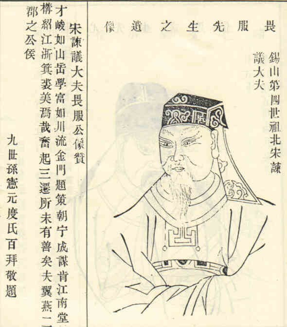 名人徐天锡画像