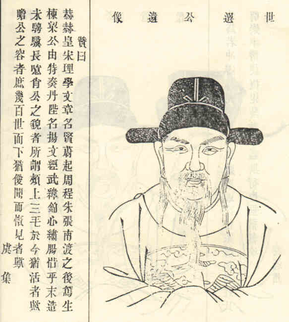 名人奚鲤的画像