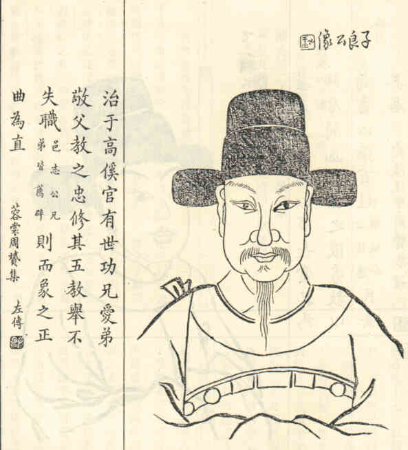 名人高若弼画像