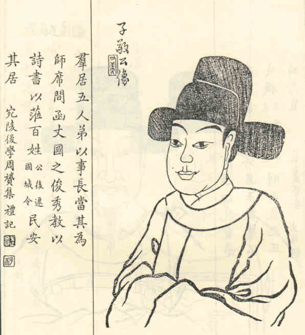 名人高若思画像