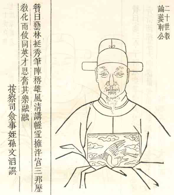 名人陈孟稠画像