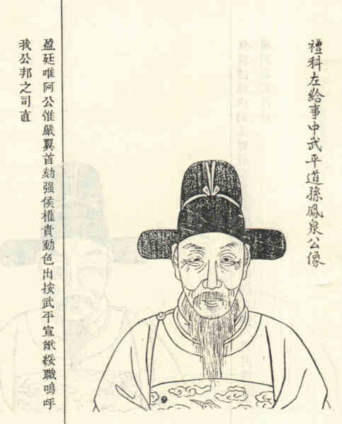 名人孙翥画像