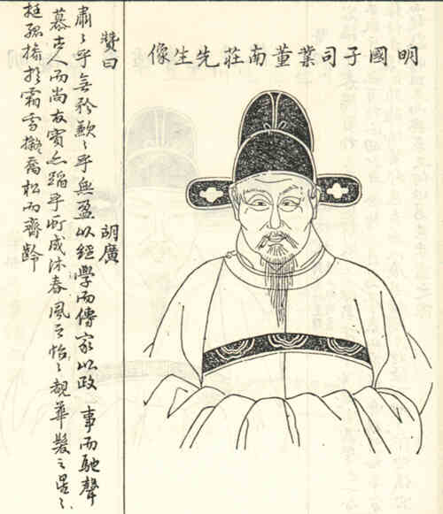 名人董琰画像