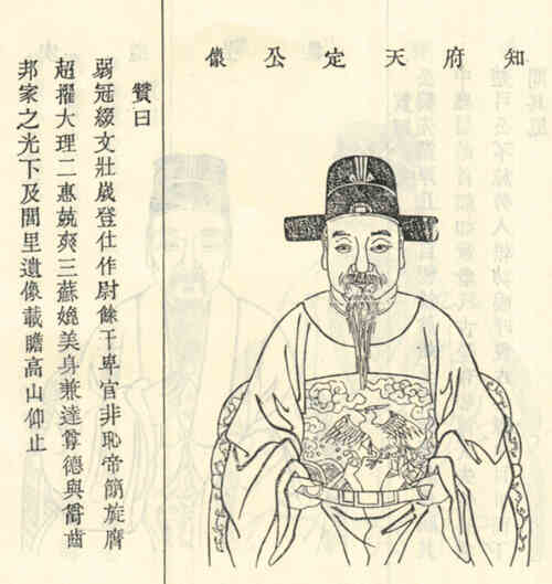 名人董天定画像