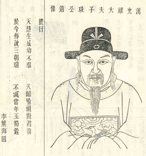 名人黄琬的画像